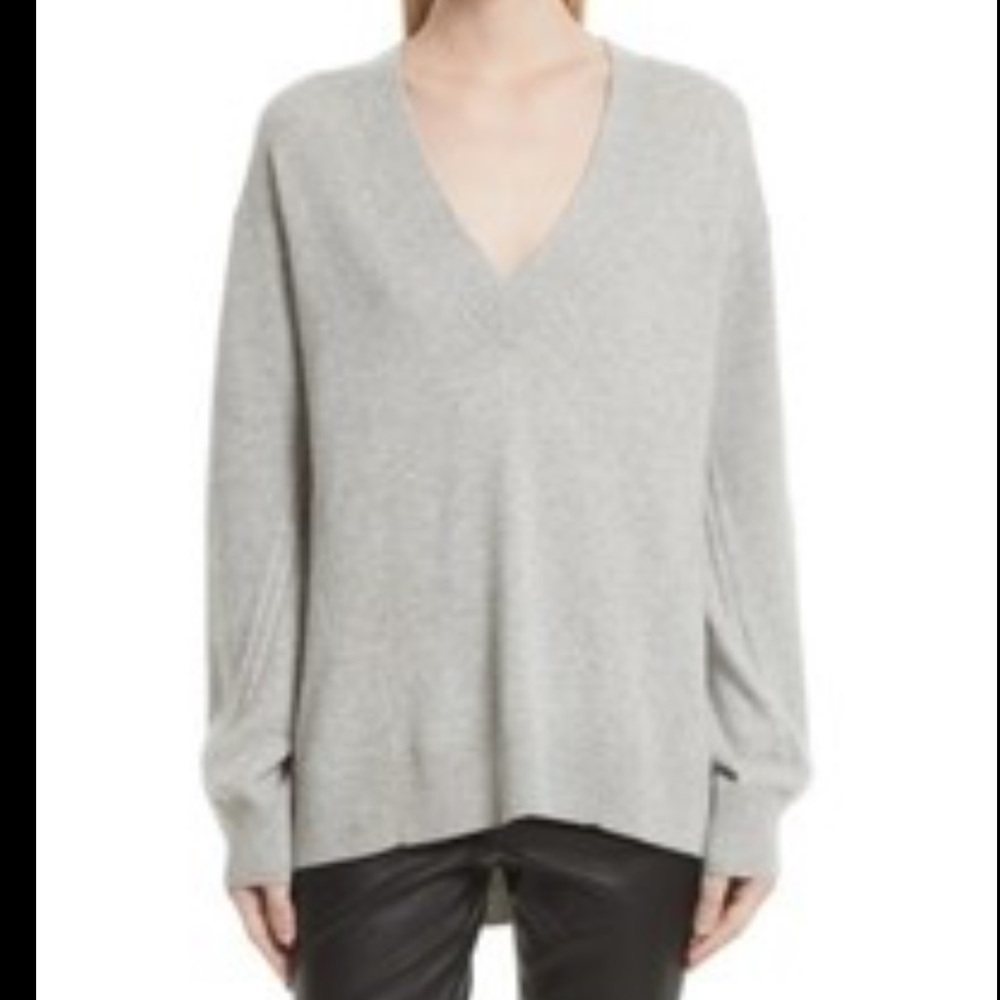 Rag & Bone Women's Gray Cashmere  Sweater Neutral Quiet Luxury Soft S